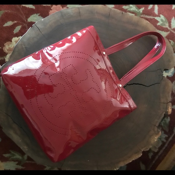 Tory Burch Patent Leather Tote